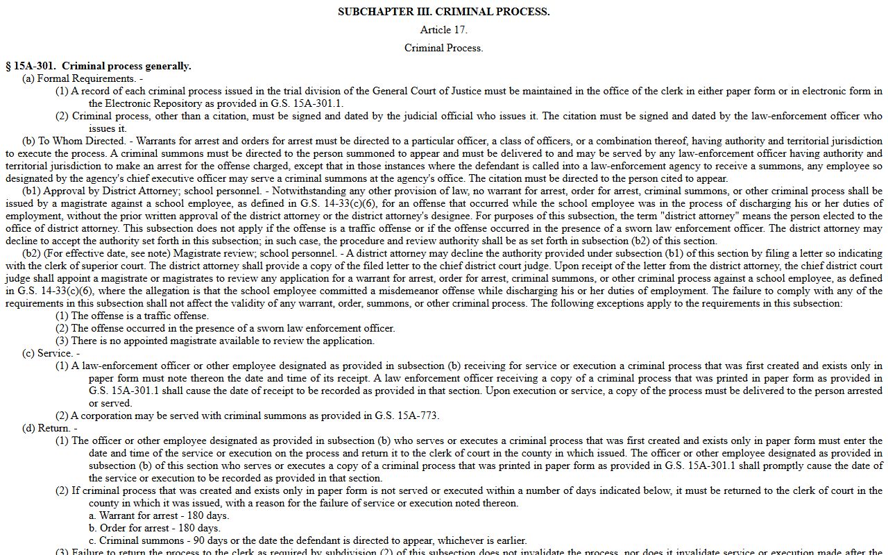 Martin County arrest records criminal process maintenance statute