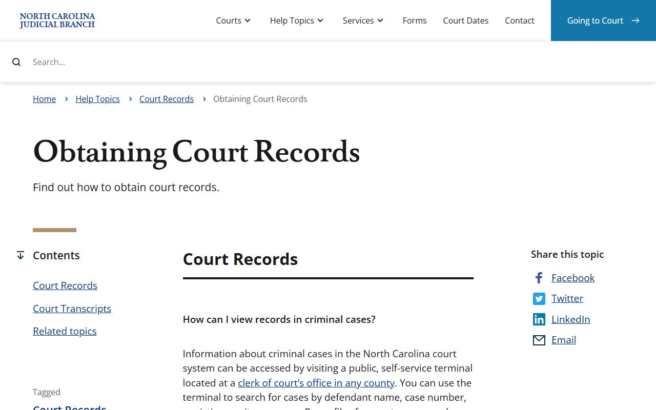 Martin County court records obtaining court records guidance screenshot
